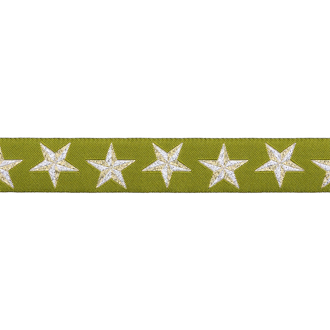 High Flight - Twinkle in Olive - 7/8" width - by Sarah Thomas - 15 Yard Spool