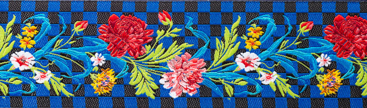 Flowers and Checkerboard - Odile