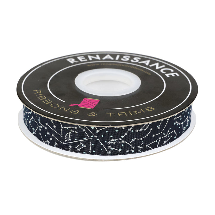 3, 2, 1... Blastoff - Constellations in Night Sky 7/8" - by Stacy Iest Hsu - 15 Yard Spool