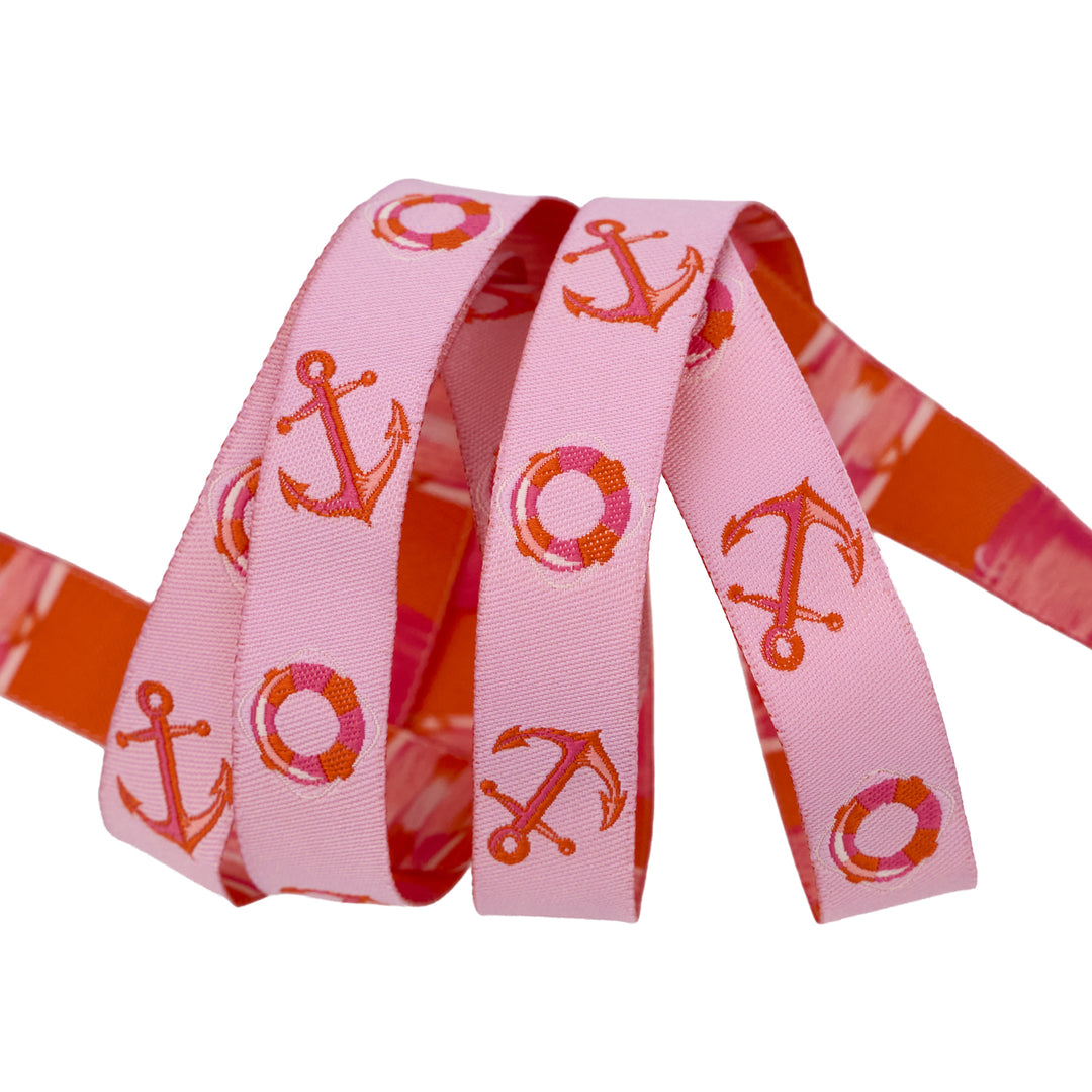 Floral Reef - Floaties and Sinkies in Coralline - 5/8" width - by Tula Pink - 15 Yard Spool