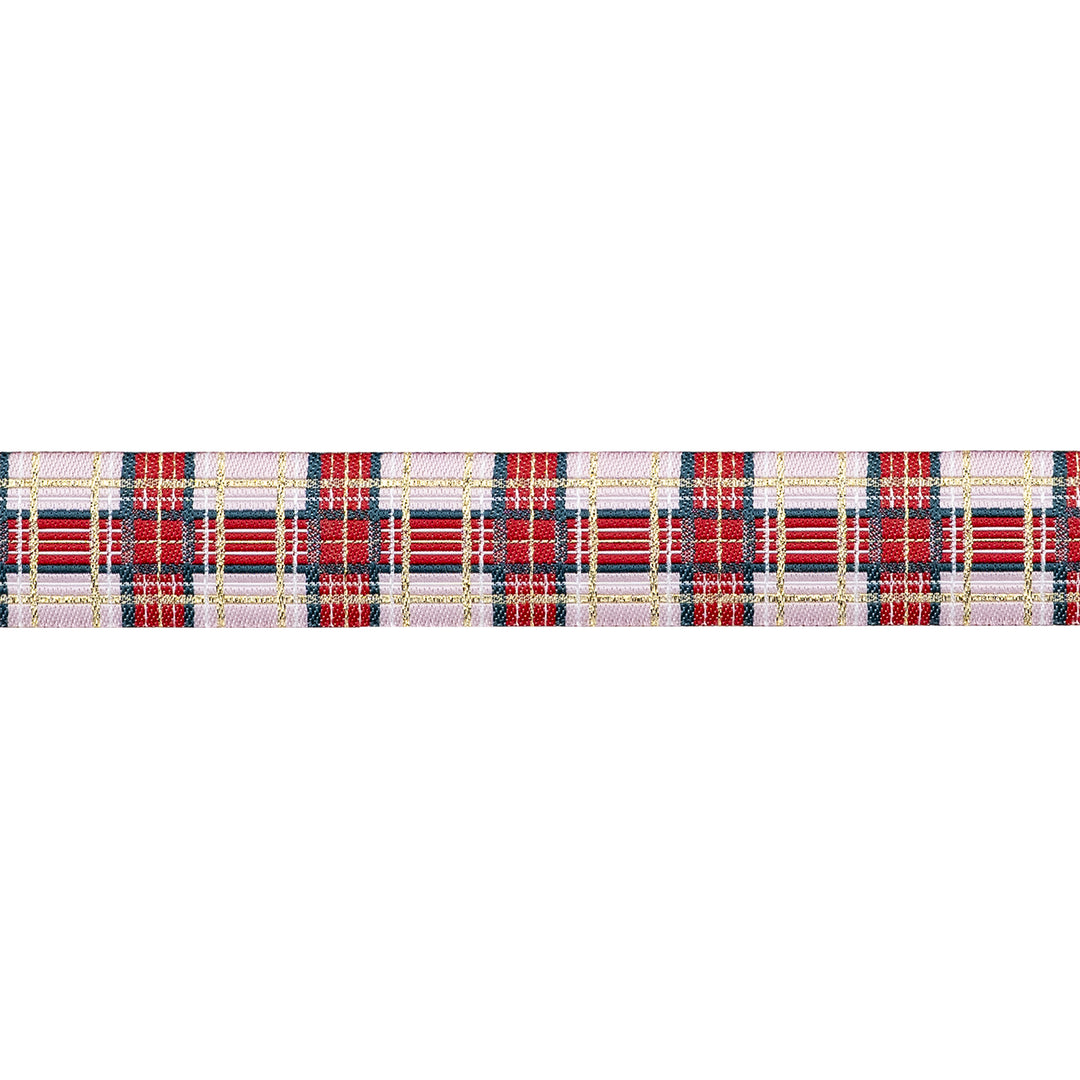 Adventale - Ribbon Plaid in Sparkle - 7/8" width - by Katarina Roccella - 15 Yard Spool