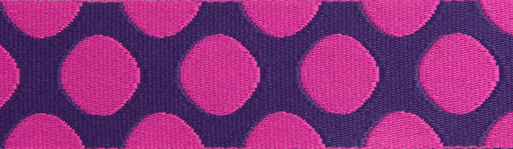 Down to Earth - Dot Webbing in Plum Crazy 1-1/2" - by Tula Pink - 16 Yard Spool (Preorder)