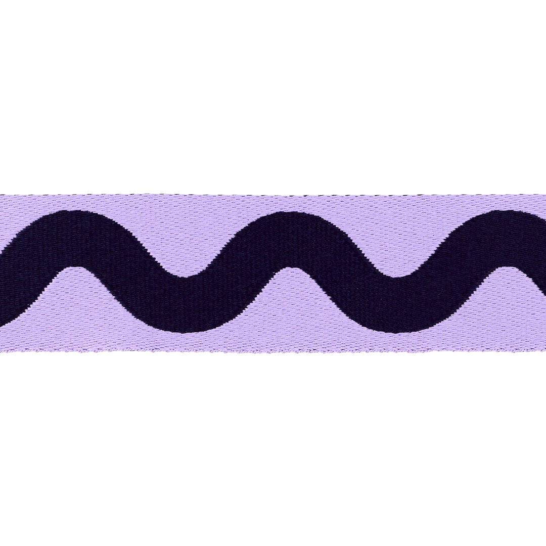 Floral Reef - Big Squiggle in Ultraviolet - 1-1/2" width WEBBING - by Tula Pink - 16 Yard Spool