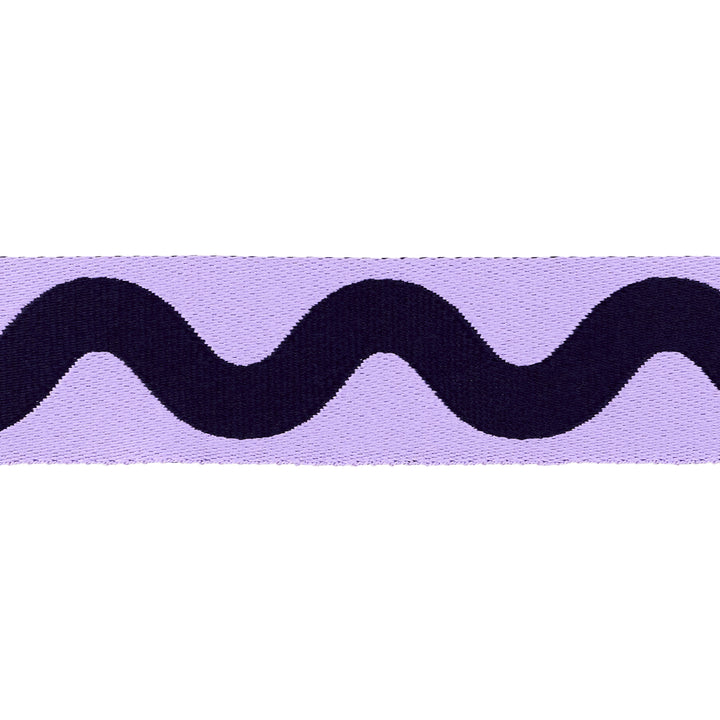 Floral Reef - Big Squiggle in Ultraviolet - 1-1/2" width WEBBING - by Tula Pink - 16 Yard Spool
