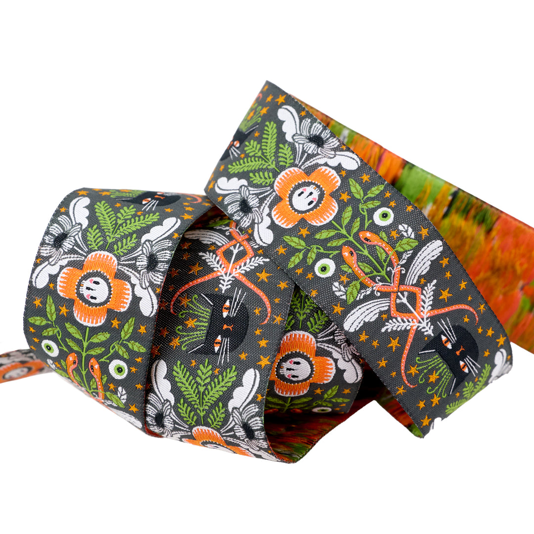 Witchy Ways - Halloweeny - 1-1/2" width - by Cori Dantini - 15 Yard Spool