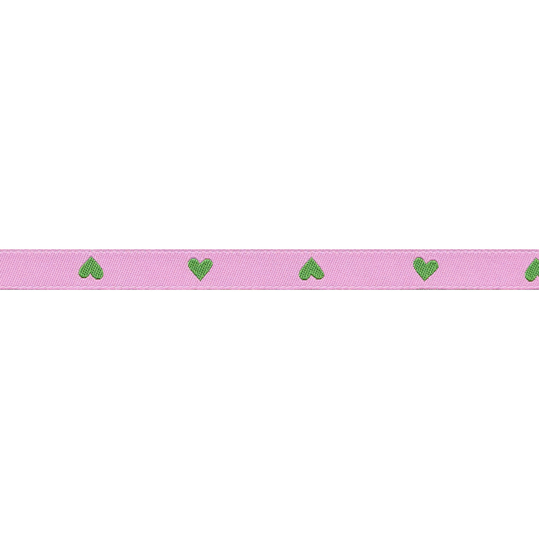 Hearts and Sparks - Hearts in Verdant - 3/8" width - by Melody Miller - 15 Yard Spool