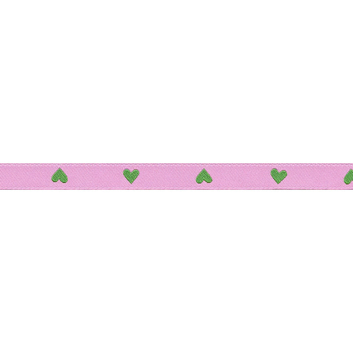 Hearts and Sparks - Hearts in Verdant - 3/8" width - by Melody Miller - 15 Yard Spool