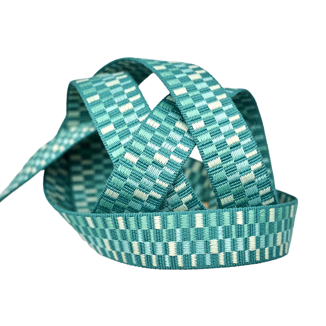 Paradise Garden - Rhapsody in Jewel - 1" width WEBBING - by Patty Basemi - 16 Yard Spool