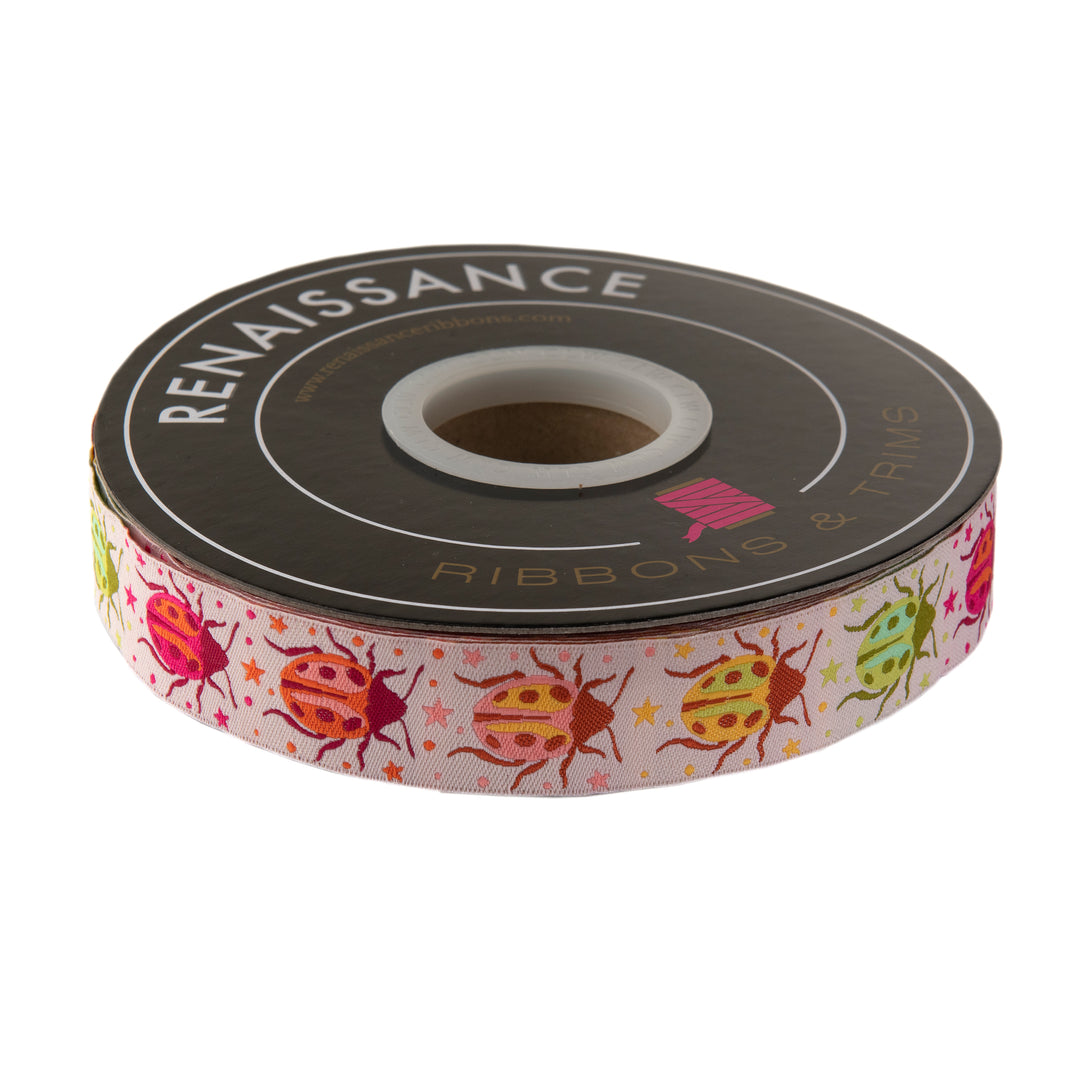 Down to Earth - Spot On in Afterglow - 7/8" width - by Tula Pink - 15 yd spool (Preorder)