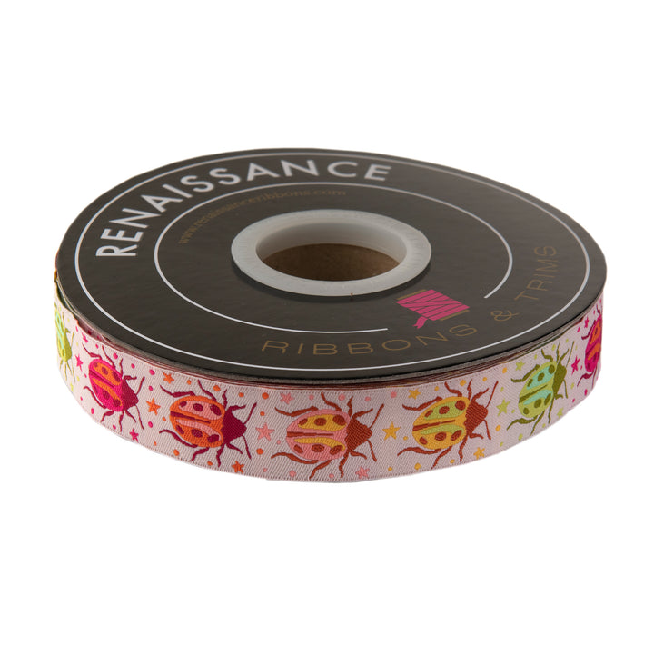 Down to Earth - Spot On in Afterglow - 7/8" width - by Tula Pink - 15 yd spool (Preorder)