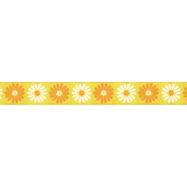 Best Day - Vintage Flower in Golden Hour 5/8" - by Melody Miller - 15 Yard Spool