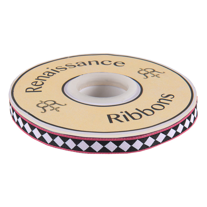 Diamond Pink edge Mary Engelbreit-3/8"