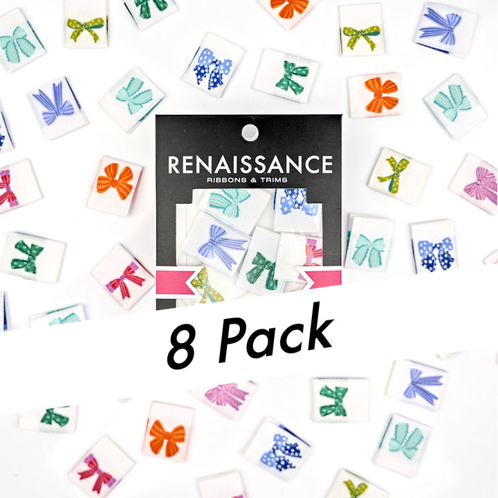 Tied Up - Woven Label Pack - 8 PACK