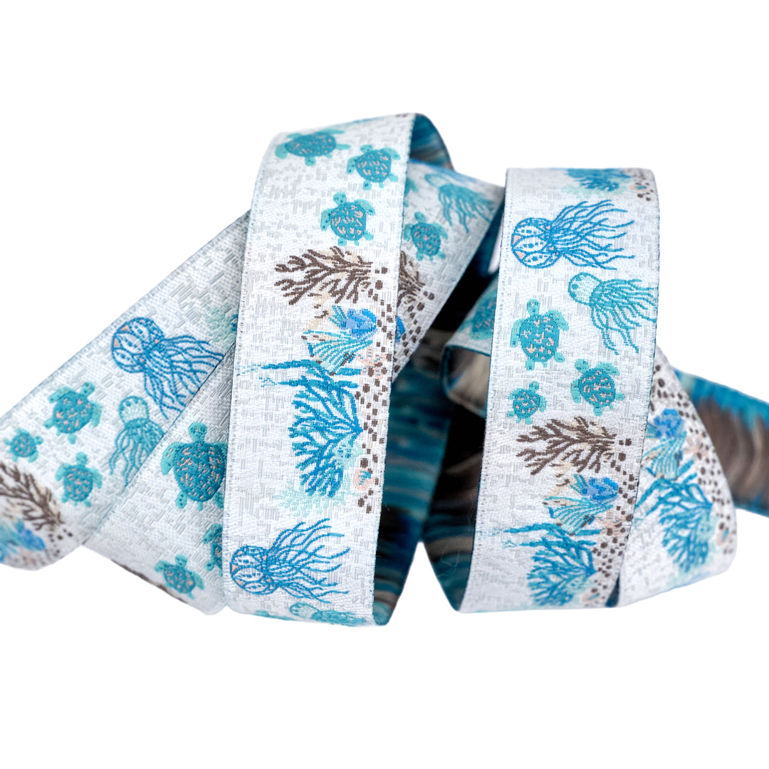 Gulf Breeze - Turtle Bay - 7/8" width - by Becca Plymale - 15 Yard Spool
