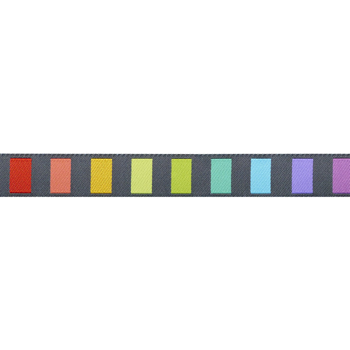 Graywork - Disco Stripe in Carbon - 5/8" width - by Tula Pink - 15 Yard Spool