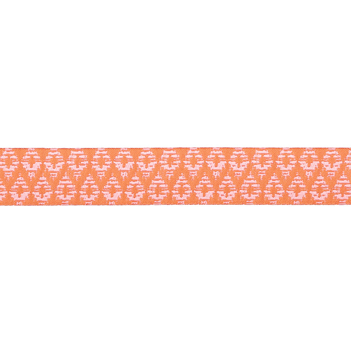 Paradise Garden - Mini Ikat in Saffron - 7/8" width - by Patty Basemi - 15 Yard Spool