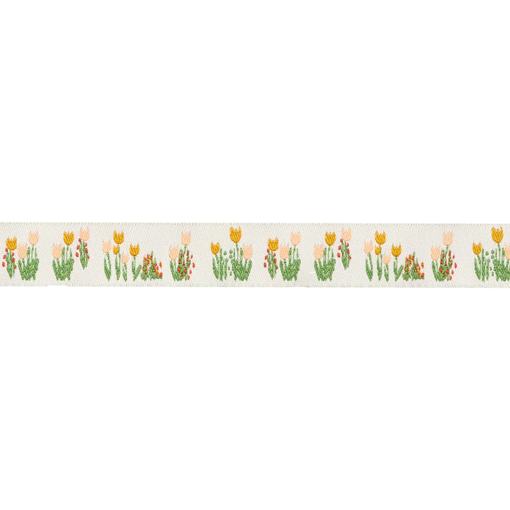 Celestial Garden - Tulip Bulbs - 5/8" width - by Alexandra Bordallo - 15 Yard Spool
