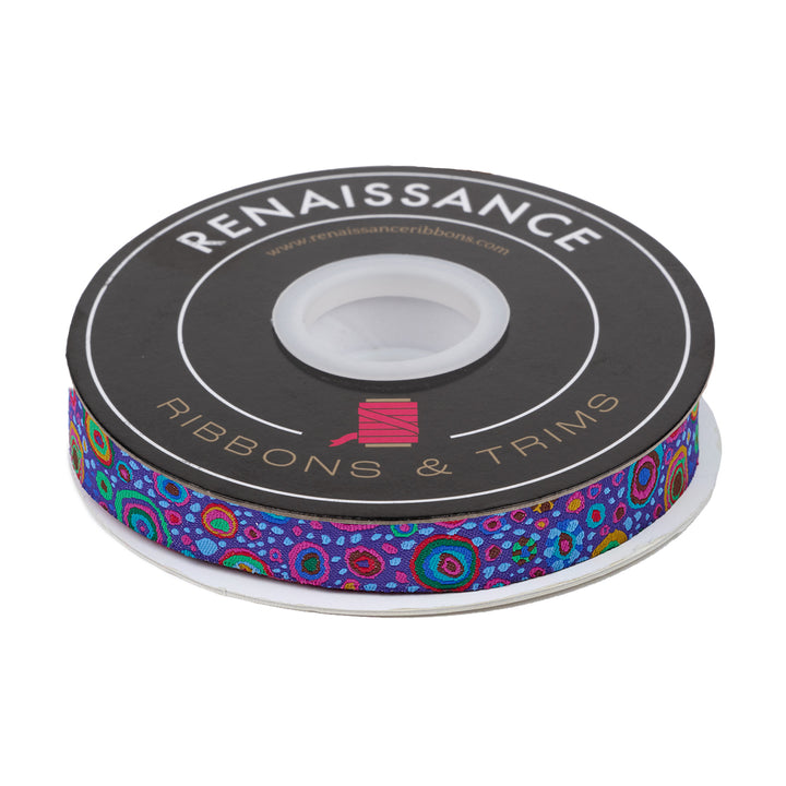 Roman Glass in Purple - 1-1/2" width - Kaffe Classics 2024 - 15 Yard Spool