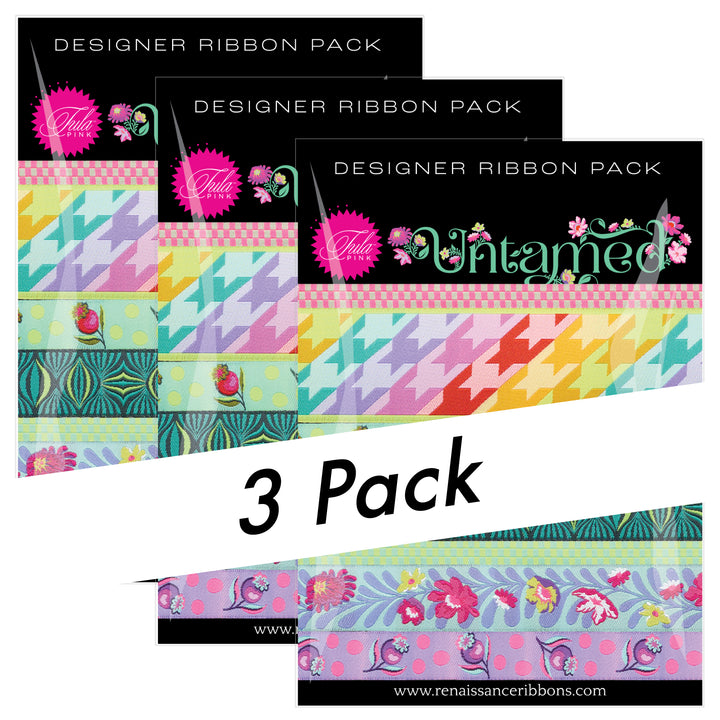 Tula Pink - Untamed in Moonbeam - Designer Pack - PRO 3 PK