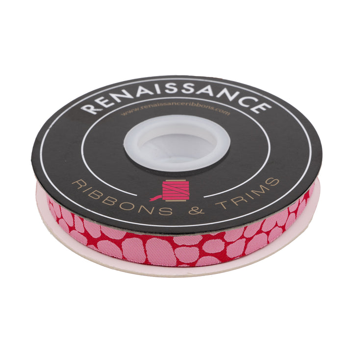 Jumble in Bubblegum - 5/8" width - Kaffe Classics 2024 - 15 Yard Spool