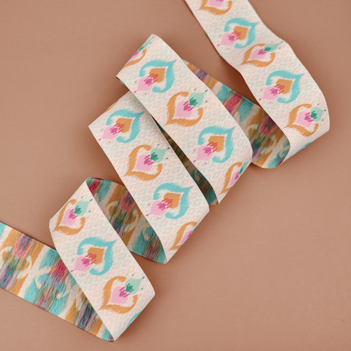 Paradise Garden - Ikat Dream - 1-1/2" width - by Patty Basemi - 15 Yard Spool
