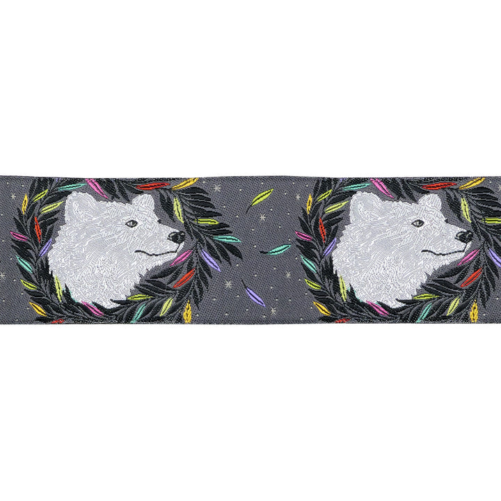 Graywork - Just Bearly in Carbon - 1-1/2" width - by Tula Pink - 15 Yard Spool