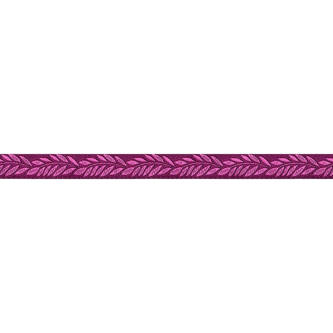 Foliage - Foliage in Plum - 3/8" width - by Sally Kelly - 15 Yard Spool