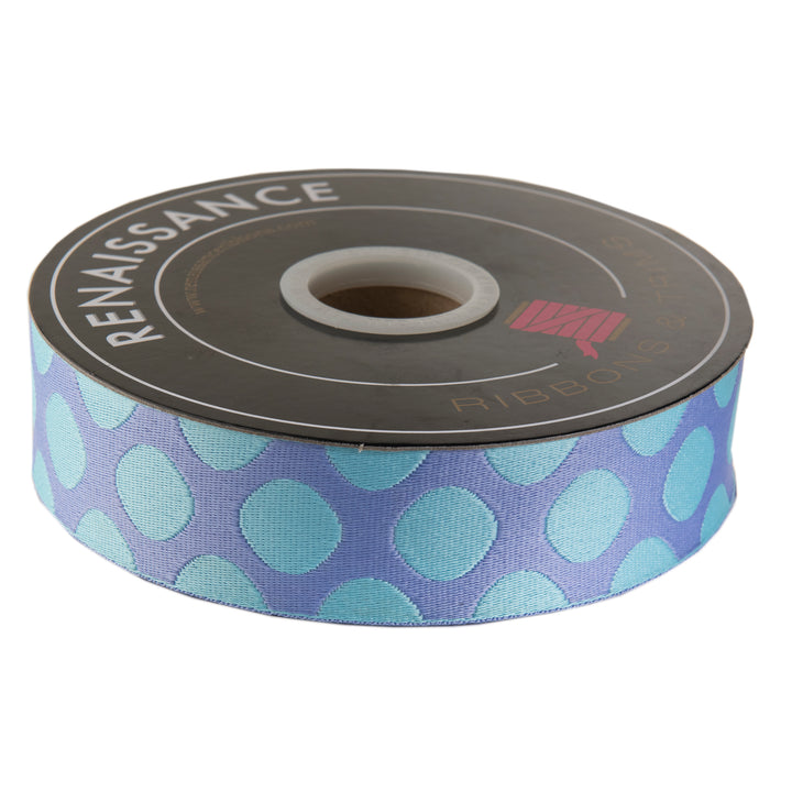 Down to Earth - Dot Webbing in Blurple 1-1/2" - by Tula Pink - 16 Yard Spool (Preorder)