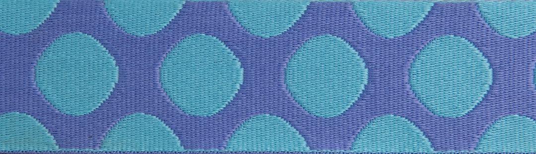 Down to Earth - Dot Webbing in Blurple 1-1/2" - by Tula Pink - 16 Yard Spool (Preorder)