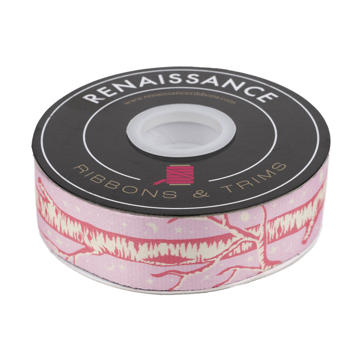 Full Moon Forest II - Big Tree Webbing in Honey - 1-1/2" width - by Tula Pink - 16 Yard Spool