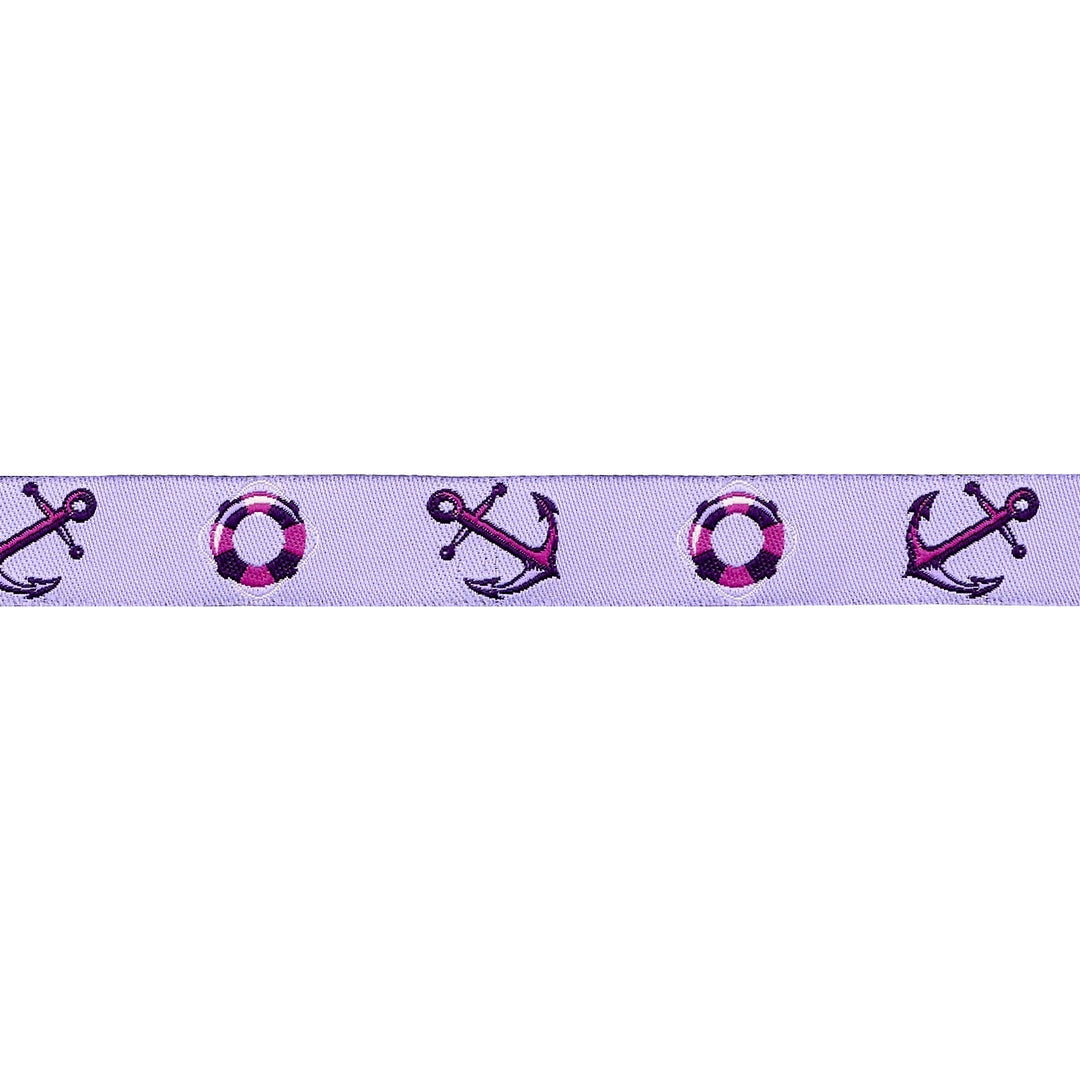Floral Reef - Floaties and Sinkies in Ultraviolet - 5/8" width - by Tula Pink - 15 Yard Spool