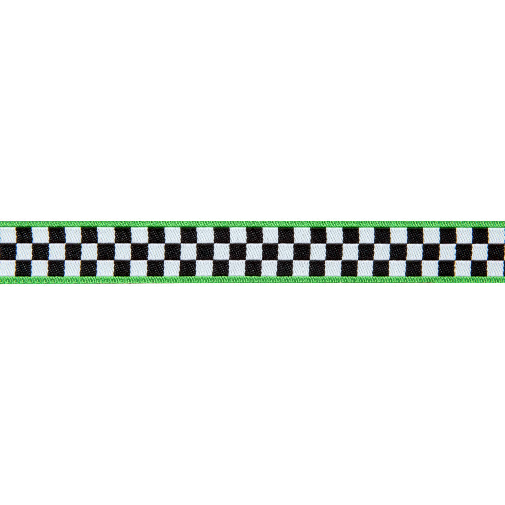Checkerboard/ green edges-Mary Engelbreit -5/8"