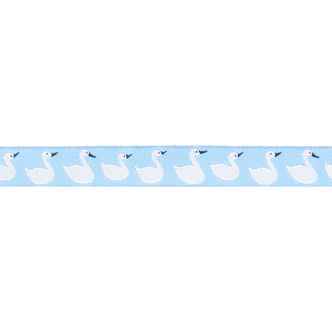 Love Letter - Cygnet in Blue 5/8" - by Lizzy House - 15 Yard Spool
