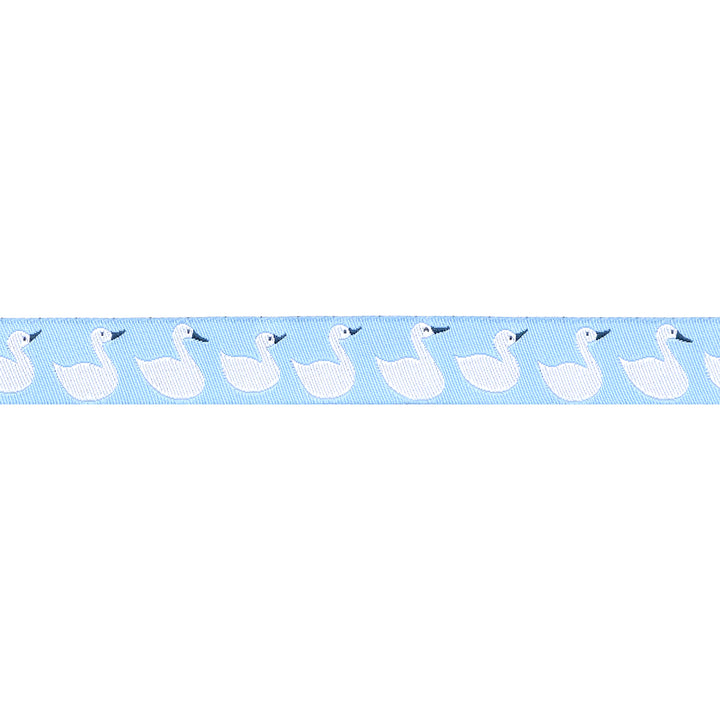 Love Letter - Cygnet in Blue 5/8" - by Lizzy House - 15 Yard Spool