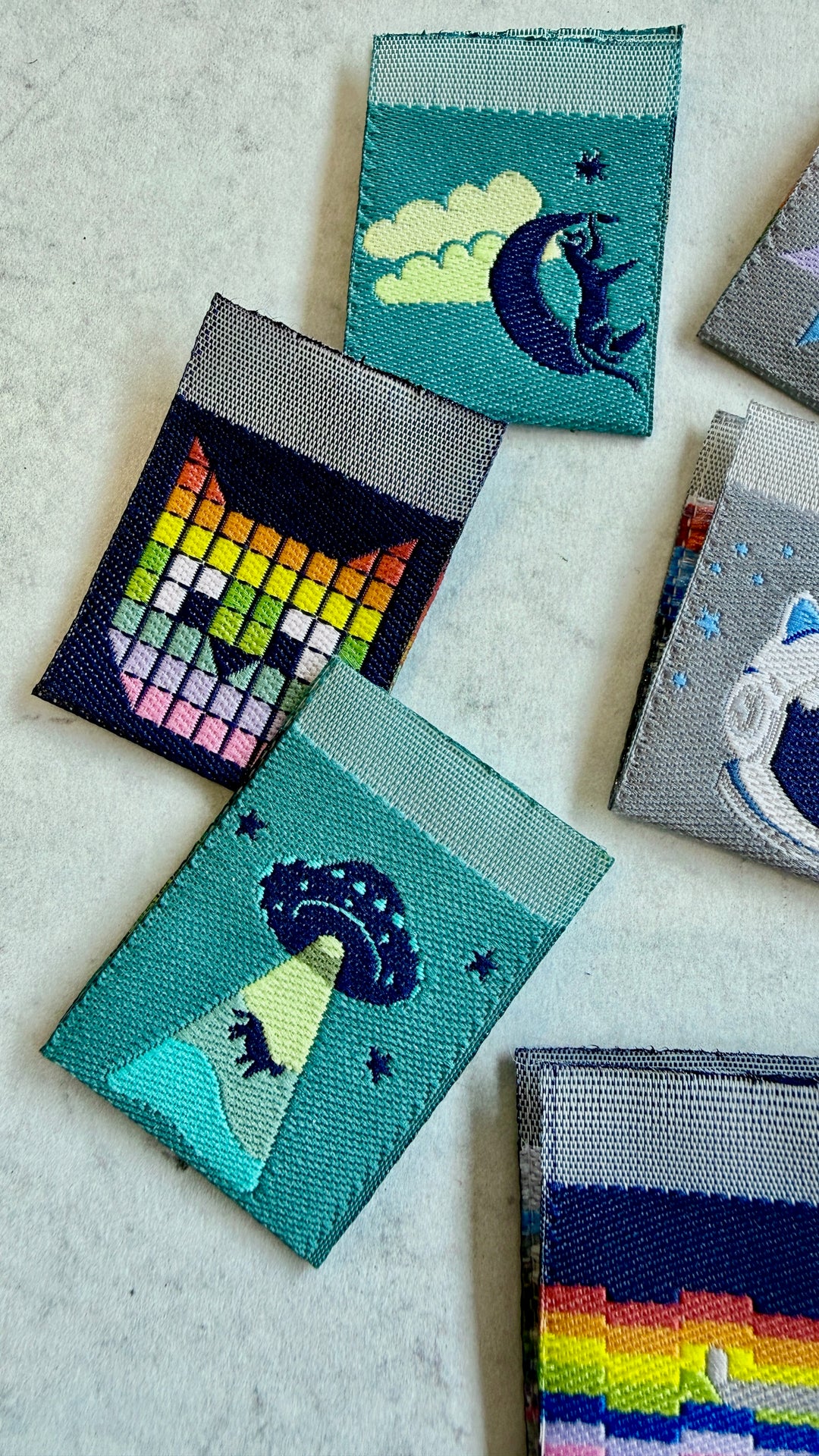 Meowter Space - Woven Label Pack - 8 PACK
