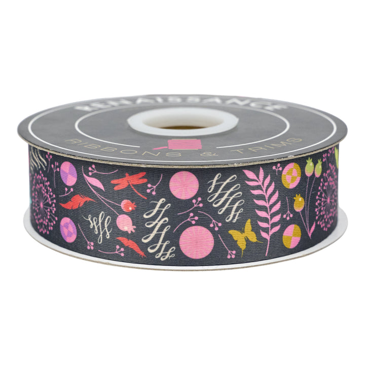 Prince Charming Deja Vu - Dandelion WEBBING - 1-1/2" width - by Tula Pink - 16 Yard Spool