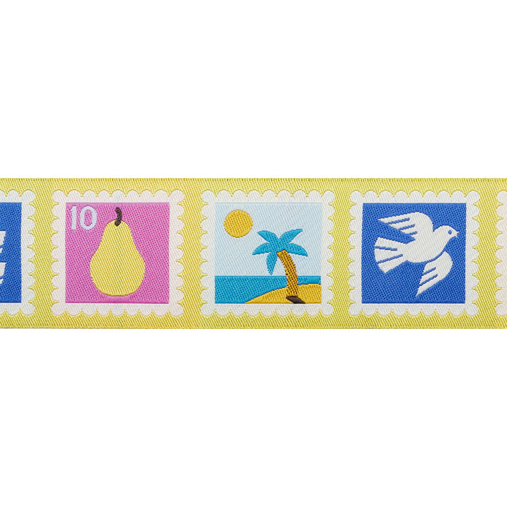 Salutations - Postage - 1-1/2" width - by Rashida Coleman Hale - 15 Yard Spool