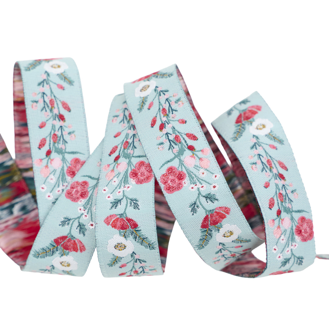 Adventale - Merriment Flora - 7/8" width - by Katarina Roccella - 15 Yard Spool