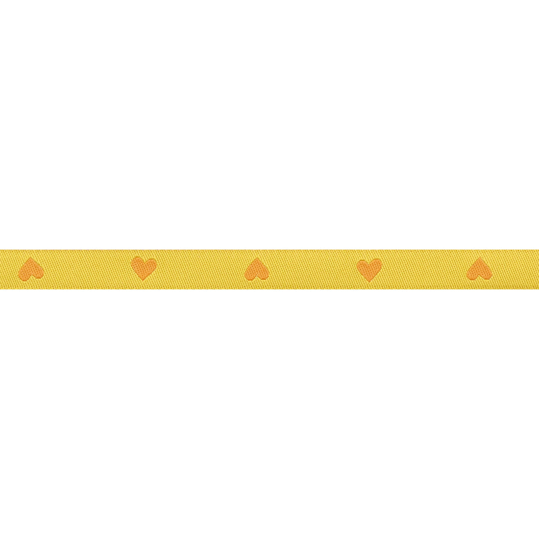 Hearts and Sparks - Hearts in Golden Hour - 3/8" width - by Melody Miller - 15 Yard Spool