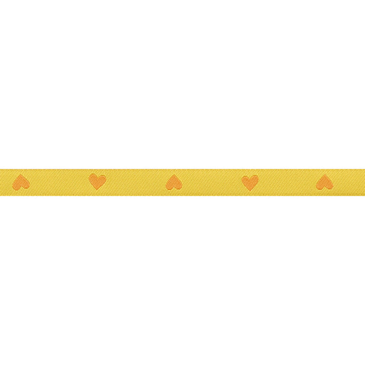 Hearts and Sparks - Hearts in Golden Hour - 3/8" width - by Melody Miller - 15 Yard Spool