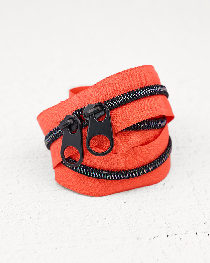 Tangerine Tango - Handbag Zipper - Renaissance Ribbons
