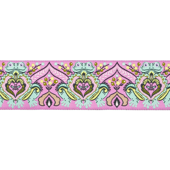 Prince Charming Deja Vu - Frog Prince in Gumball - 1-1/2" width - by Tula Pink - 15 Yard Spool