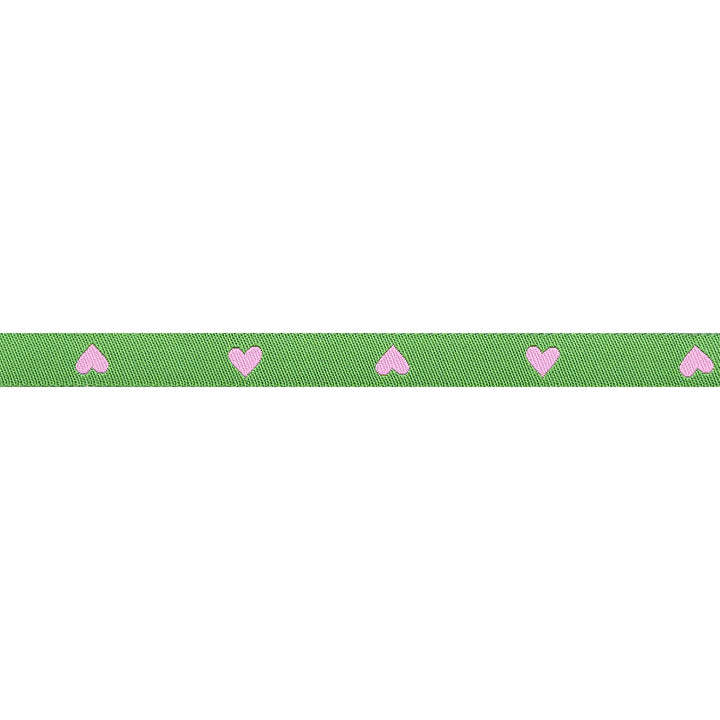 Hearts and Sparks - Hearts in Verdant - 3/8" width - by Melody Miller - 15 Yard Spool