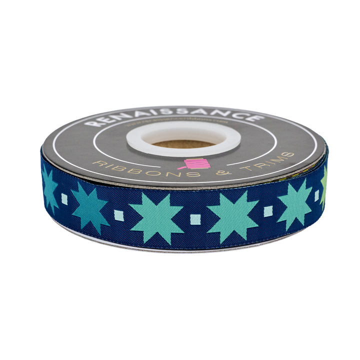 Ramble - Wee Stars - 7/8" width - by Tara Faughnan - 15 Yard Spool