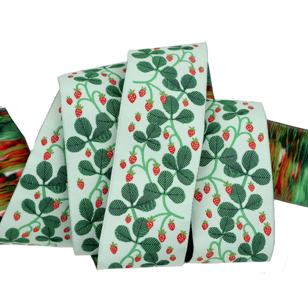 Love Letter - Strawberry 1-1/2" - by Lizzy House - 15 Yard Spool