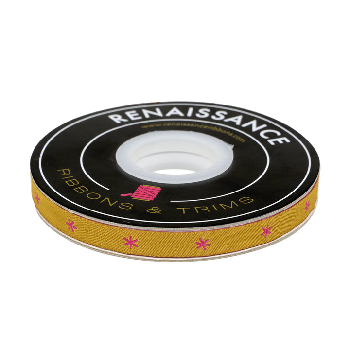 Hearts and Sparks - Spark in Rose 3/8" - by Melody Miller - 15 Yard Spool