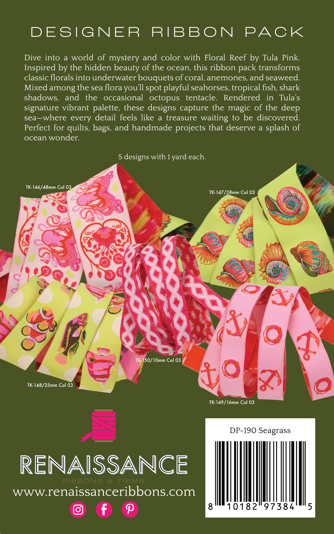 Floral Reef - Seagrass - Designer Pack - PRO 3 PACK