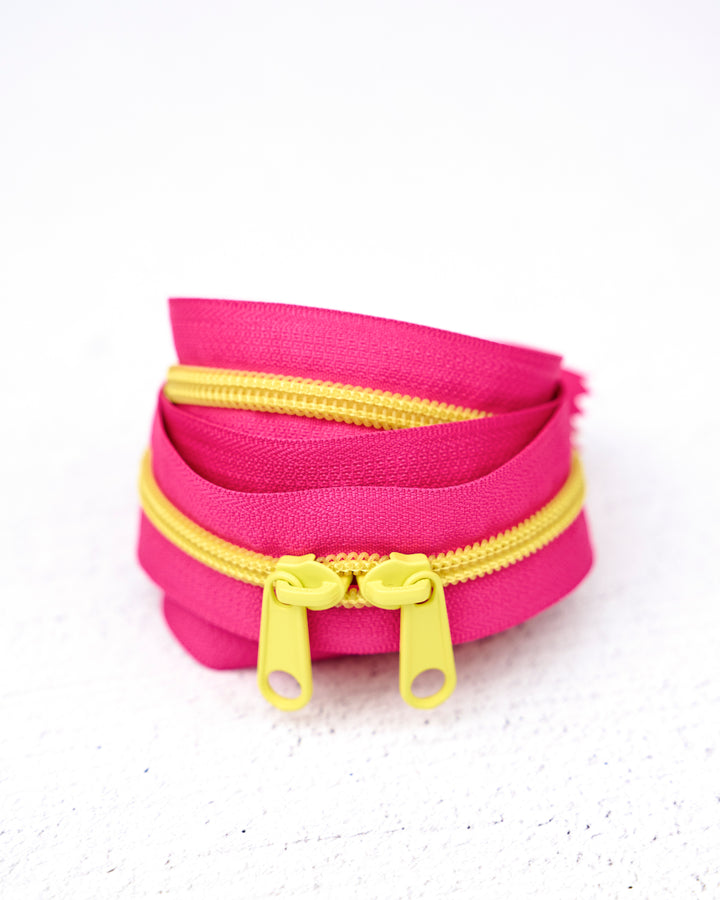 Razzle Lime - Handbag Zipper - Renaissance Ribbons