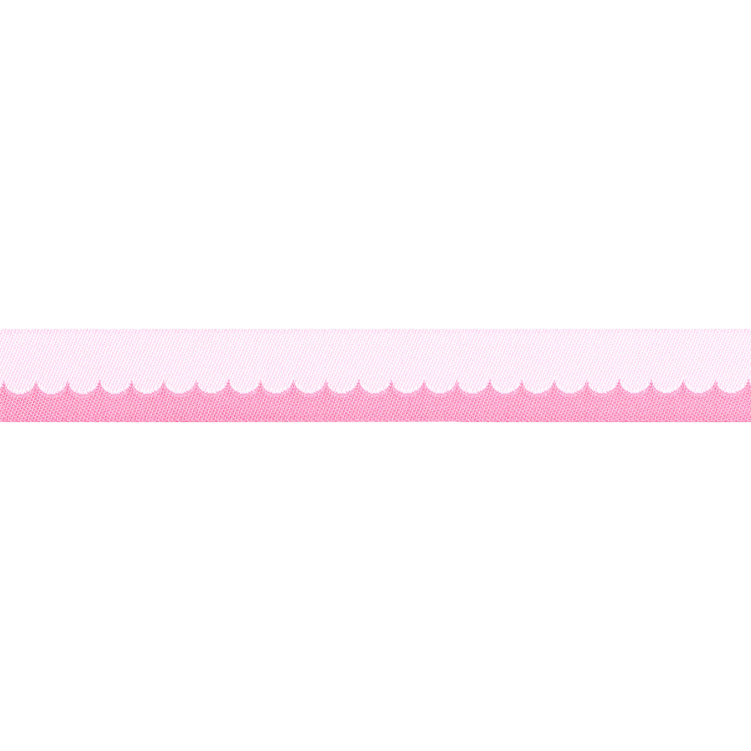 Love Notes - Scallop - 5/8" width - by Renaissance Ribbons - 15 Yard Spool
