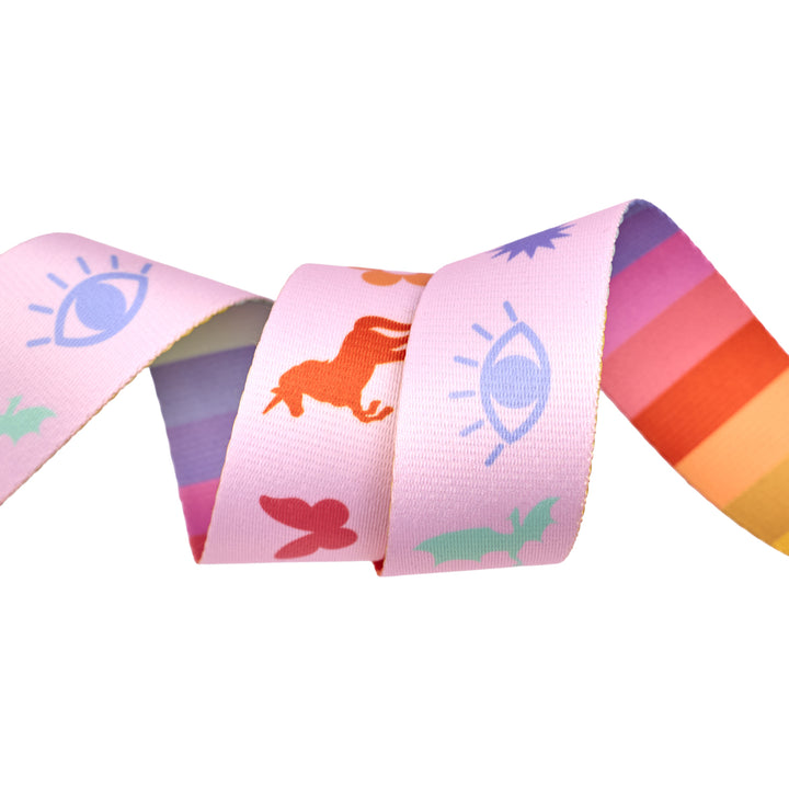 Legendary - Charmed WEBBING in Wild Orchid - 1-1/2" width - by Tula Pink - 16 Yard Spool (Preorder)